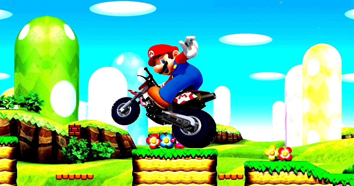 Imaginea Super Mario Wheelie