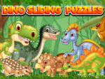 Puzzle-uri de alunecare Dino